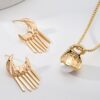 Crescent Tassel Rays Earrings | S925 Sterling SIlver,