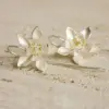 Lotus Earring, Flower Earring, Water Lily Earring - Image 2